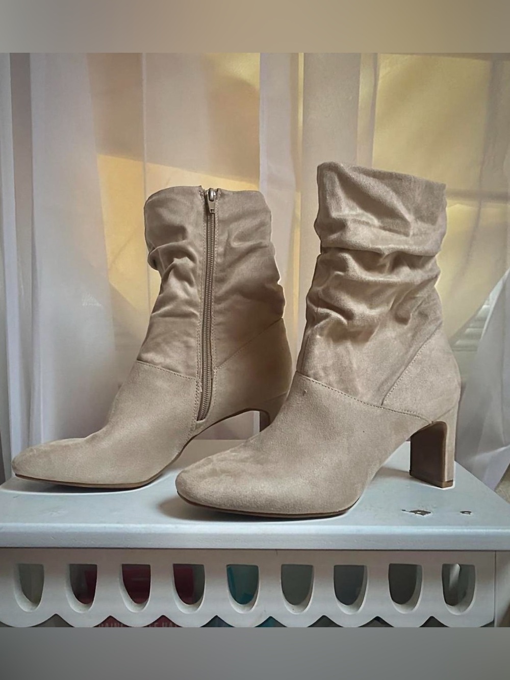 Kelly & Katie Biege Ankle Boots Woman’s 8